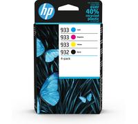 HP 932 Black/933 Cyan/Magenta/Yellow 4-pack Original Inks