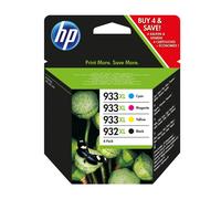 HP 932XL Black/933XL Cyan/Magenta/Yellow 4-pack Original Ink Cartridges C2P42AE