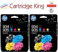 HP 934/935 4-pack Black/Cyan/Magenta/Yellow Original Ink Cartridges x 2 - 6ZC72
