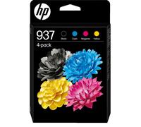 HP 937 CMYK Original Ink Cartridge 4-Pack