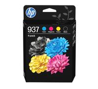 HP 937 CMYK Original Ink Cartridge 4-Pack