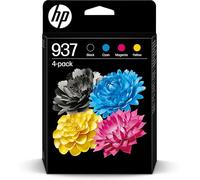 HP 937 CMYK Original Ink Cartridge 4-Pack