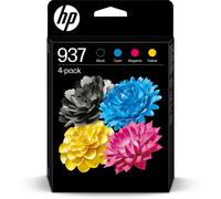 HP 937 CMYK Original Ink Cartridge 4-Pack