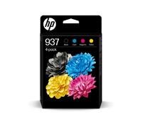 HP 937 Full Set of Genuine HP Ink Cartridges 6C400NE HP937
