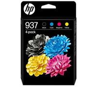 HP 937 CMYK Original Ink Cartridge 4-Pack