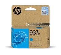 HP 937e EvoMore Cyan Original Ink Cartridge, High Yield