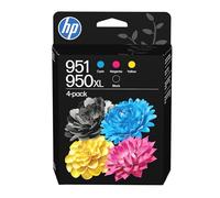 HP 950/951 Black, Cyan, Magenta, Yellow Original Ink Cartridges Multipack (C3WK1AE) - Works OfficeJet Pro 251, 276, 8100, 8600, 8610, 8616, 8620, 8640, 276dw