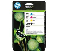 HP 950 Black/951 Cyan/Magenta/Yellow 4-pack Original Ink Cartridges