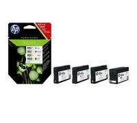 HP 950XL Black & 951XL Cyan Magenta Yellow Ink Cartridge Bundle Pack