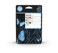 Hp 953 Black Cyan Magenta Yellow Standard Capacity Ink Multipack 20Ml + 3 X 9Ml