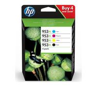 HP 953XL Cyan, Magenta, Yellow & Black Ink Cartridges, Cyan