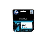 HP 963 - 10.74 ml - cyan - original - ink cartridge - for Officejet 9012, Officejet Pro 90XX