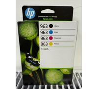 HP 963 4-pack Black/Cyan/Magenta/Yellow Original Ink Cartridges