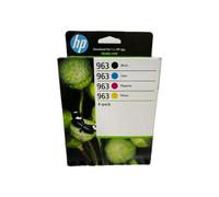 HP 963 4 pack Ink Cartridges for HP OfficeJet Pro 9022 All-in-One Printer Multi