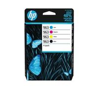 HP 963 Original Ink Cartridge 10.74/10.77/10.7/24.09-ml CMYK 4-pack