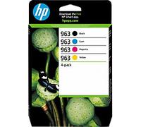 HP 963 4-pack Black/Cyan/Magenta/Yellow Original Ink Cartridges