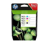 HP 963 XL 3YP35AE, Set of 4 Original Cartridges for Hp OfficeJet Pro 9010, OfficeJet Pro 9012, OfficeJet Pro 9015