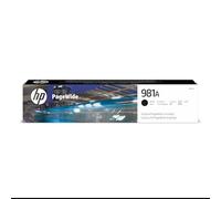 HP 981A Black Original Ink Cartridge | Compatible with HP PageWide Enterprise Color 556,MFP 586, yield 6000 pages (J3M71A)