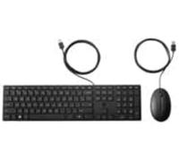 HP Keyboard and Mouse Wired Black 320 MK
