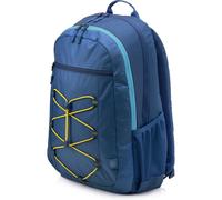 HP Active (Navy Blue/Yellow) backpack Fabric Blue,Yellow