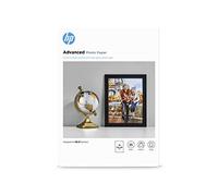 HP Advanced Photo Paper | Glossy | A4 (210 x 297 mm) | 25 sheets | 250 g/m2 | Works with inkjet printers | White | Q5456A