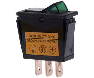 HP Autozubehör 28474 Toggle Switch 12 V 16 A Off/On Latch Automotive