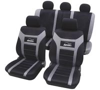 HP Autozubehör HP Car Accessories 22916 Seat Cover Polyester Anthracite Driver Seat Passenger Seat Back Seat