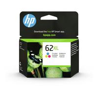 HP C2P07AE 62XL High Yield Original Ink Cartridge, Tri-color, Pack of 1 (package