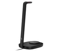 HP Poly Focus Multi-Device Wireless Charging Stand A wireless charging stand that keeps your HP Poly Focus headsets within easy reach and ready for
