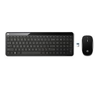 HP C6020 Wireless Desktop - keyboards (RF Wireless, Office, Wireless, USB, Battery, 0 - 40°C) QWERTZ layout