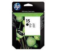 HP C6615DE 15 Large Original Ink Cartridge, Black, Single Pack