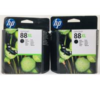 HP C9396AE 88XL Original Black Cartridge OfficeJet Pro K550/L7400/L7500 (X 2Pcs)