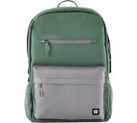 HP Campus Backpack 7J595AA Rain-repellant Padded Pockets Green/Grey