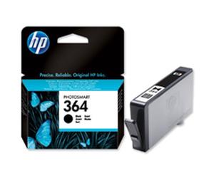 HP CB316EE#231 Original HP 364 Standard Yield Black Ink Cartridge - CB316E