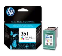 HP CB337EE#ABD Original HP 351 Standard Yield Colour Ink Cartridge - CB337E