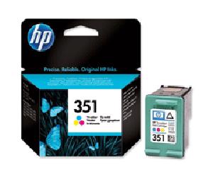 HP CB337EE#ABD Original HP 351 Standard Yield Colour Ink Cartridge - CB337E