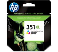 HP CB338EE 351XL High Yield Original Ink Cartridge, Tri-Colour, Single Pack