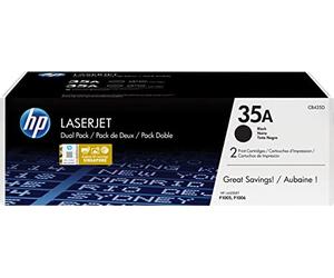 HP CB435AD 35A Original LaserJet Toner Cartridges, Black, Multipack