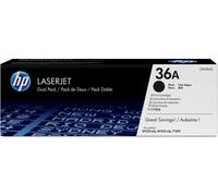 HP CB436AD 36A Original LaserJet Toner Cartridges, Black, Multipack Dual Pack