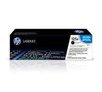 HP CB540A 125A Original LaserJet Toner Cartridge, Black, Single Pack