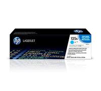 HP CB541A 125A Original LaserJet Toner Cartridge, Cyan, Single Pack