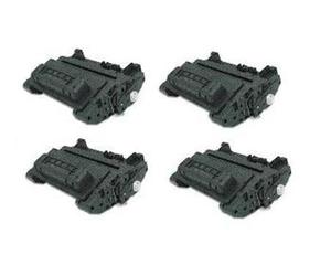 HP CC364X Quad Pack - 4 x Black Replacement Laser Toners (CC364X)