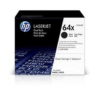 HP CC364XD 64X High Yield Original LaserJet Toner Cartridges, Black, Pack of 2