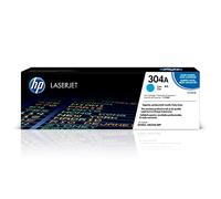 HP CC531A 304A Original LaserJet Toner Cartridge, Cyan, Single Pack