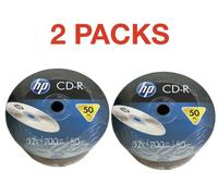 50 Genuine HP CD-R 80 mins Blank CD Discs 700MB 52X 80 mins Shrinkwrap