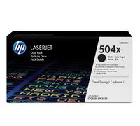 HP CE250XD/504X Toner cartridge black high-capacity twin pack. 2x10.5K
