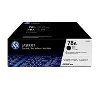 HP CE278AD 78A Original LaserJet Toner Cartridges, Black, Multipack, Packaging May Vary