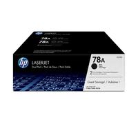 HP CE278AD/78A Toner cartridge black twin pack. 2x2.1K pages/5% Pack=2