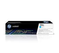 HP CE311A 126A Original LaserJet Toner Cartridge, Cyan, Single Pack