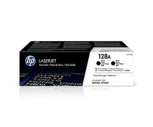 HP CE320AD 128A Original LaserJet Toner Cartridges, Black, Pack of 2, Dual Pack